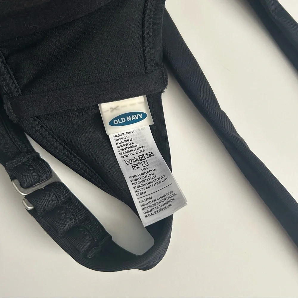 Old Navy Black Bikini Top | Size M